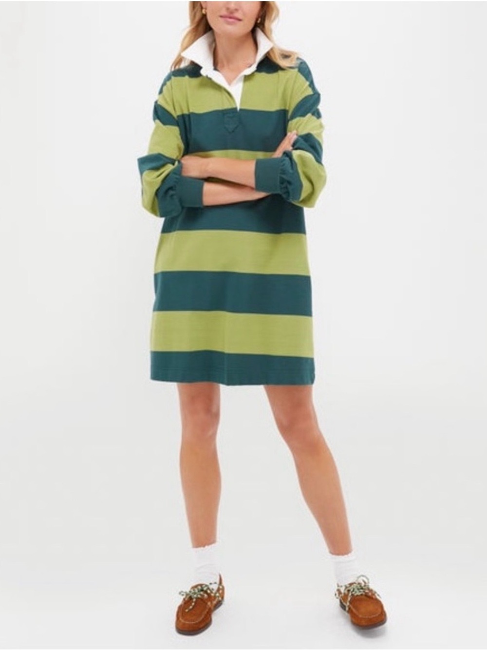 Tuckernuck Woodbine & Junebug Stripe Rugby Dress